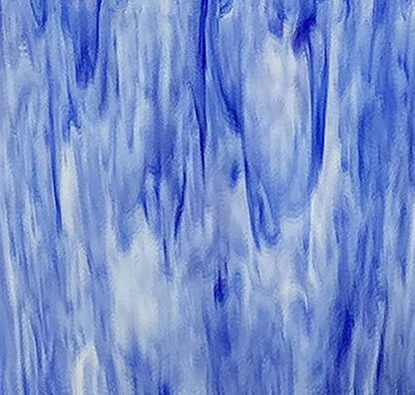 Stained Glass Supplies DG1103 - Blue/White Opal