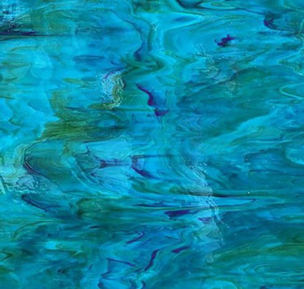 Stained Glass Supplies DG1112 - Aqua/Emerald/ Amethyst/White Opal