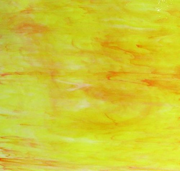 Stained Glass Supplies DG1137 - Yellow, Orange, White Opal