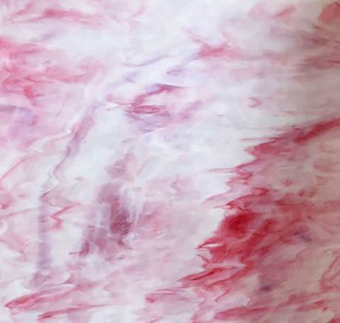 Stained Glass Supplies DG1167 - Pink and White Mottle