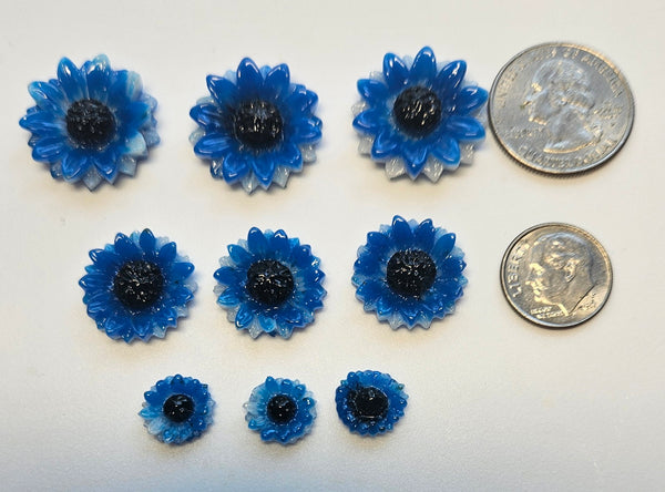 COE 96 Fusible Glass Flowers (Daisy Collection) for Your Fused Glass Projects