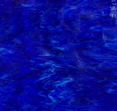 Fused Glass Supplies - DF1757 Cobalt/White Fusible 96 COE