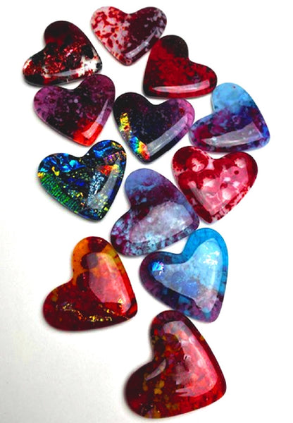 Fused Glass Supplies LF241 - 12 Hearts Mold