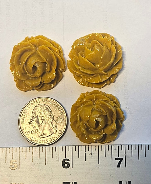 COE 96 Fusible Glass Large Flowers (Roses) .90 Inch for Your Fused Glass Projects 23mm