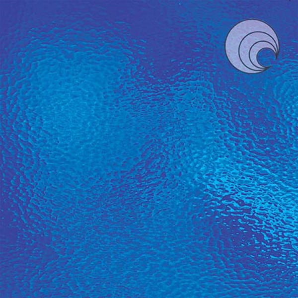 Fused Glass Supplies SF134H - Medium Blue Hammered Transparent Fusible 96 COE