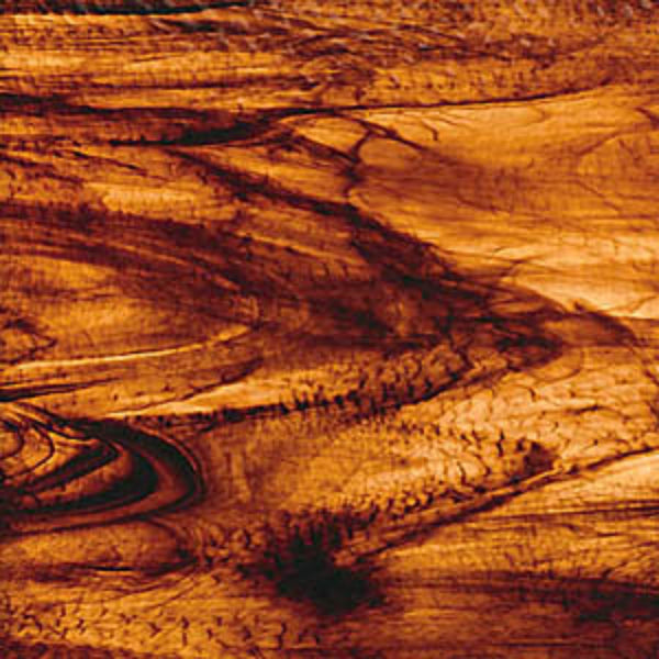 Fused Glass Supplies SF41115G - Brown/Amber Streaky Granite Transparent Sheet Glass 96 COE