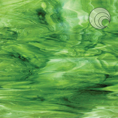 Fused Glass Supplies SF602282 - Congo (Deep Green, Mossy Green, Pale Green, Shadowy Green) 96 COE