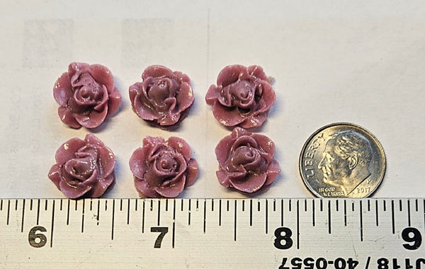 COE 96 Fusible Glass Flowers (Small Roses) for Your Fused Glass Projects 14-15mm