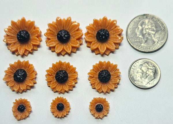 COE 96 Fusible Glass Flowers (Daisy Collection) for Your Fused Glass Projects