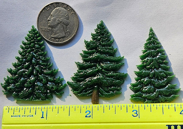 COE 96 Pre Fused Glass Evergreen Trees for Your Fused Glass Projects
