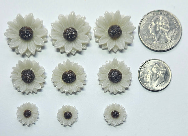 COE 96 Fusible Glass Flowers (Daisy Collection) for Your Fused Glass Projects