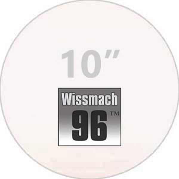 Wissmach White 10 Inch Fusible Glass Circle / Round- 96 COE