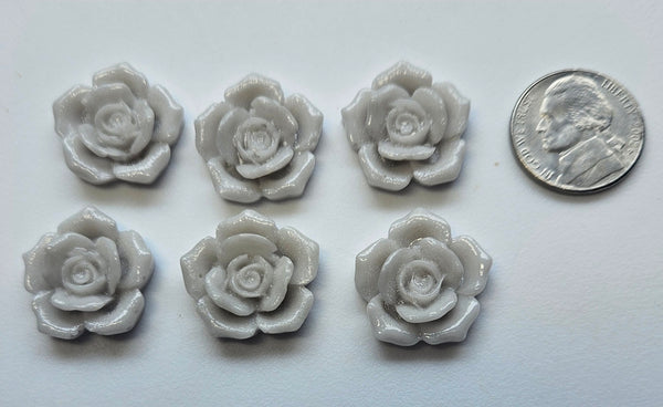 COE 96 Fusible Glass Flowers (Medium Roses) for Your Fused Glass Projects 19mm