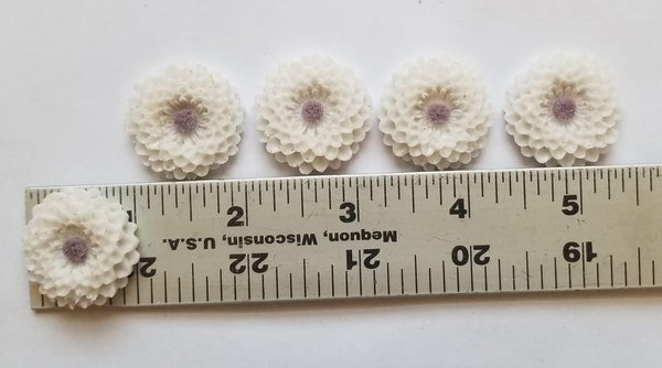 COE 96 Pre Fused Glass Flowers (26.5mm Mums) for Your Fused Glass Projects