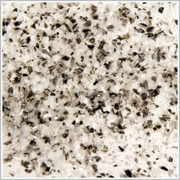 COE 96 - Oceanside Retired - Black / White Dual Tone Opal Frit UF1107 - UF5107