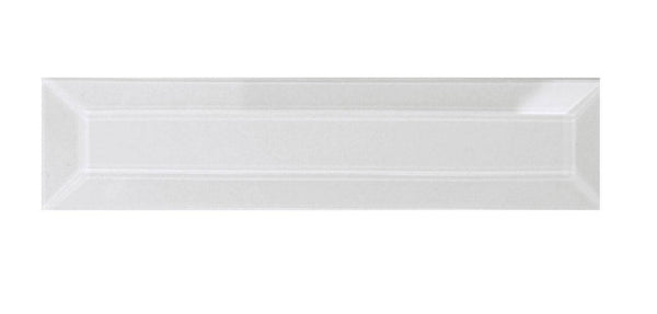 1.5 x 6 Inch Clear Glass Rectangle Bevel - Pack of 10