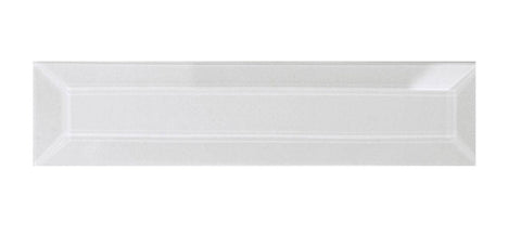 1.5 x 6 Inch Clear Glass Rectangle Bevel - Pack of 10