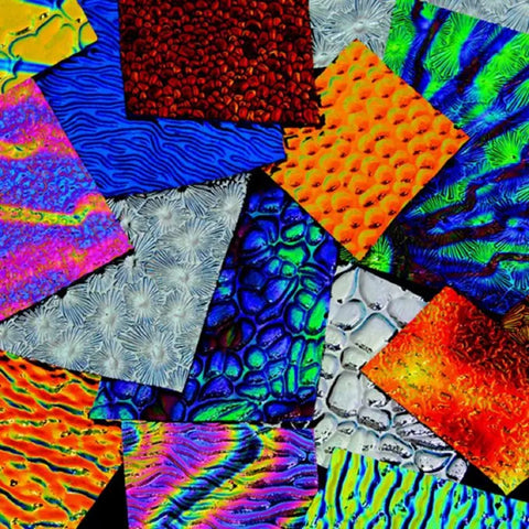 1/2 LB CBS Scrap Black Wissmach Dichroic 90 coe mixture