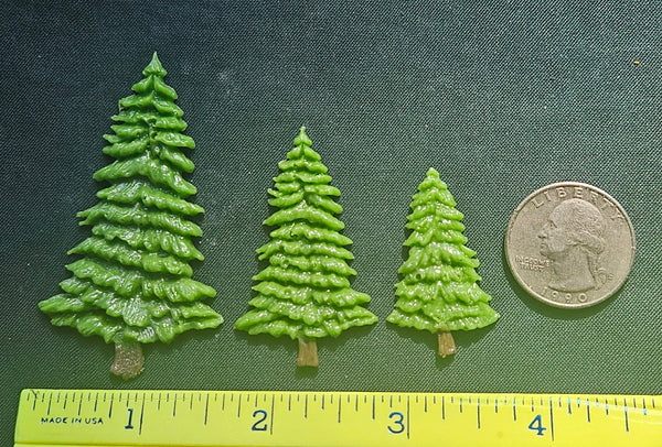 COE 96 Pre Fused Glass Evergreen Trees for Your Fused Glass Projects