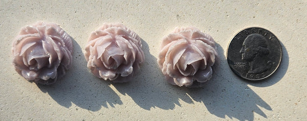 COE 96 Fusible Glass Large Flowers (Roses) .90 Inch for Your Fused Glass Projects 23mm