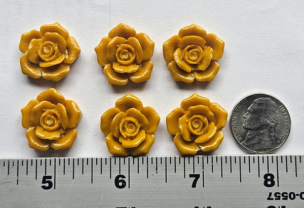 COE 96 Fusible Glass Flowers (Medium Roses) for Your Fused Glass Projects 19mm
