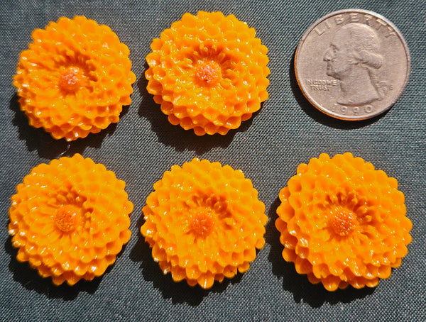 COE 96 Pre Fused Glass Flowers (26.5mm Mums) for Your Fused Glass Projects