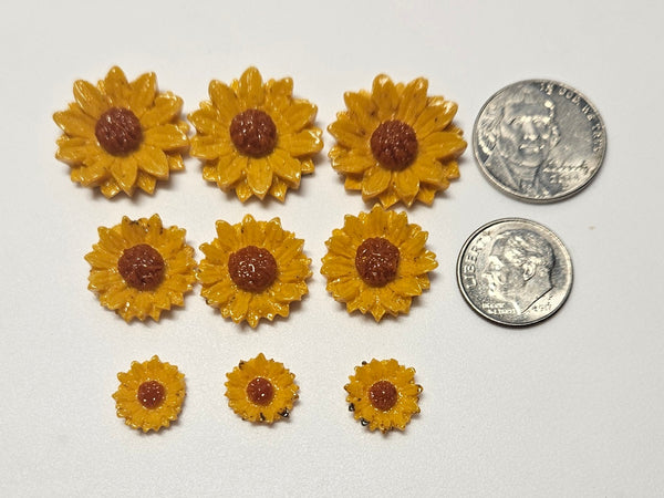 COE 96 Fusible Glass Flowers (Daisy Collection) for Your Fused Glass Projects