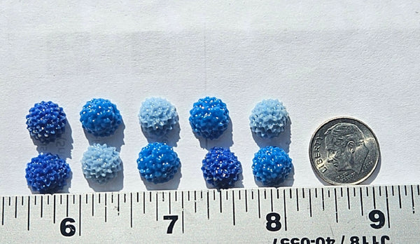 COE 96 Pre Fused Glass Flowers (Small Mums) for Your Fused Glass Projects