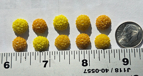 COE 96 Pre Fused Glass Flowers (Small Mums) for Your Fused Glass Projects