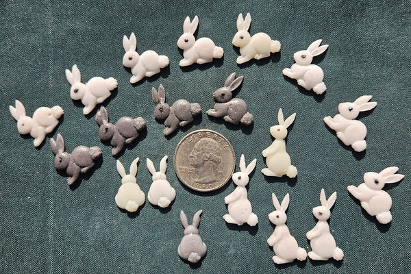 COE 96 Fused Glass Woodland Forest Animals - Bunny Rabbits