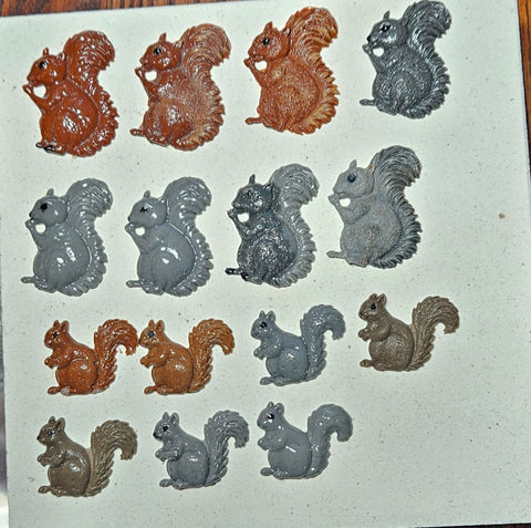 COE 96 Fused Glass Forest Animals - Squirrels for your Fused Glass Projects