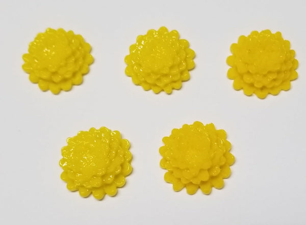 COE 96 Pre Fused Glass Flowers (16.5mm Mums) for Your Fused Glass Projects
