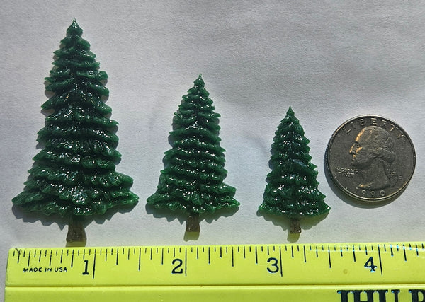 COE 96 Pre Fused Glass Evergreen Trees for Your Fused Glass Projects