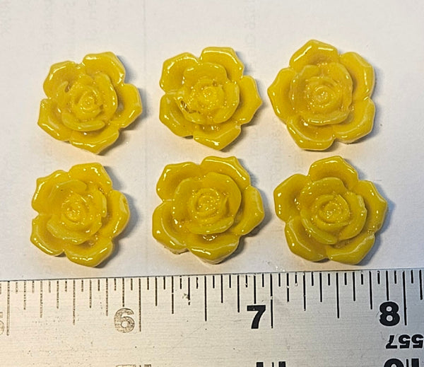 COE 96 Fusible Glass Flowers (Medium Roses) for Your Fused Glass Projects 19mm