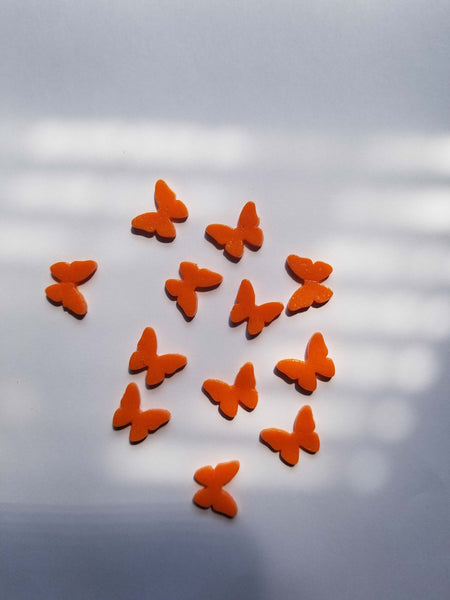 COE 96 Pre Fused Glass Miniature Butterfly's for Your Fused Glass Projects - Pack of 12