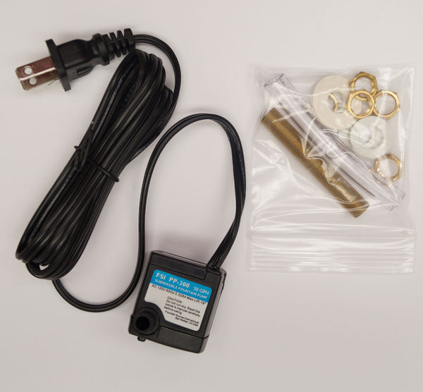 Water Fountain Project Kit - Stained Glass Fused Glass Fountains