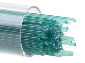 Bullseye Bu014407-stringers Teal Green Opal Coe90 1mm