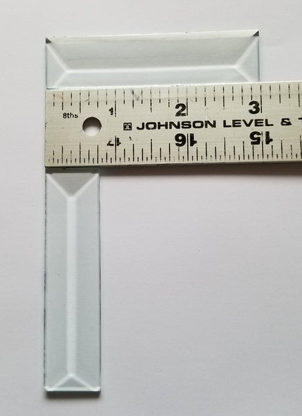3/4 Inch Wide Clear Bevels