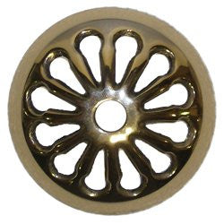 3 Inch Cast Brass Vented Vase Cap Heavy Duty