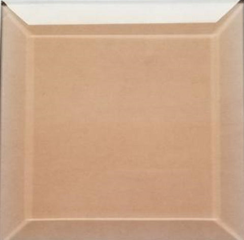 3 Inch Peach Square Bevels pack of 5