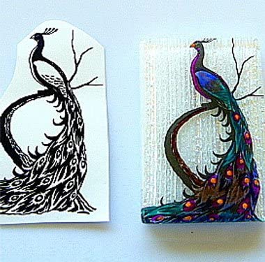 Color Me Bad Fusible Decal Sheet for Glass Fusing