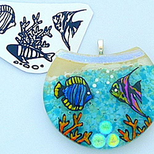 Color Me Bad Fusible Decal Sheet for Glass Fusing