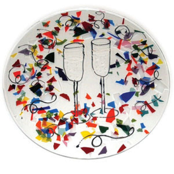 Wissmach Clear 8 Inch Fusible Glass Circle - 96 COE