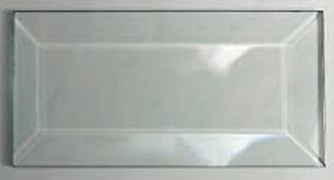2 x 4 Inch Rectangle Glass Bevels
