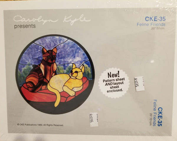 CKE 35 - Feline Friends - Full size pattern 20 Inch