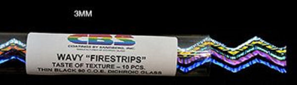 DWF100-CBS 90 Dichroic Wavy Firestrips Taste of Texture 3mm