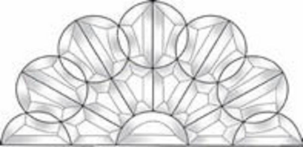 Circles Topper Bevel Cluster EC161