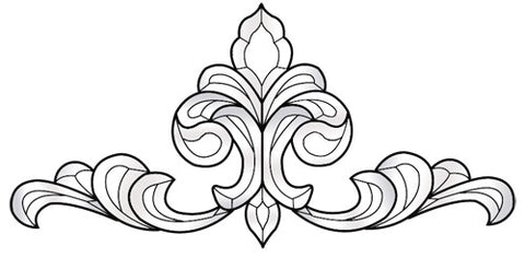 Clear Glass Bevel Cluster EC166 10 x 20 Inch