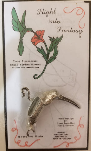 Flight Into Fantasy Small Pewter Cast Hummingbird Body