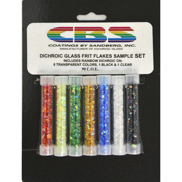 Dichroic Frit Flakes Assortment Colors - 90 COE